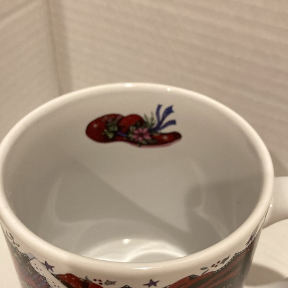 Festive Red Hats Mug Cup Susan Winget 2004 Whimsical Design - Picture 2 of 9